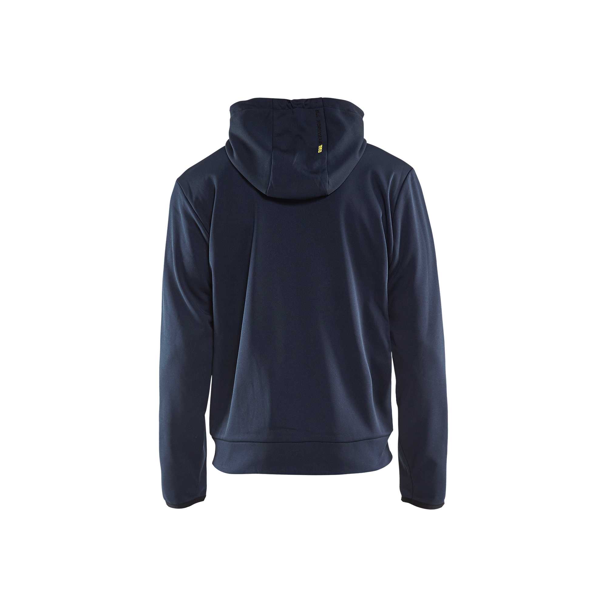 BLAKLADER 33632526 Hoodie With Full Zip Hoodie Work Sweatshirt MEN - Pique Fleece